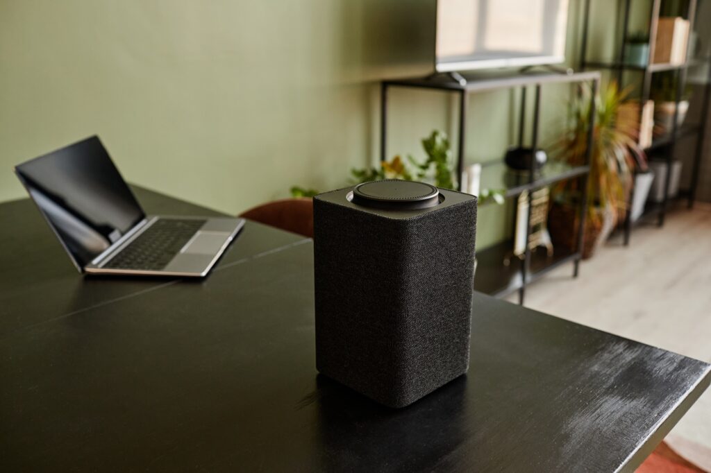 Smart Speaker in Home Office